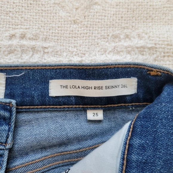 Aritzia "The Lola High Rise Skinny  26L" Denim Jean - Picture 8 of 11